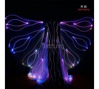Full color walk stilts led butterfly wings for dancer